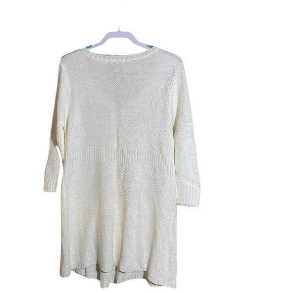 Eileen Fisher Lightweight Long Button Down Cardigan Sweater - Size: M - Picture 2 of 7